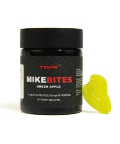 tyson mike bites green apple