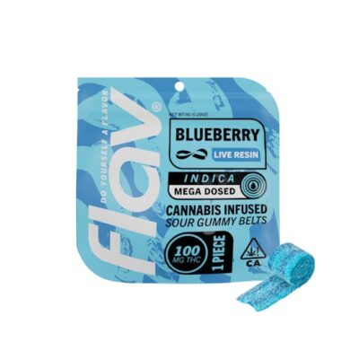 Blueberry Mega Dosed Belt - 100mg