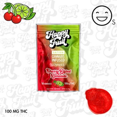 Cherry Lifted Limeade Gummies - 100mg THC