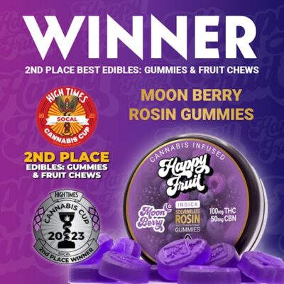 Moon Berry Rosin Gummies - 100mg THC, 50mg CBN