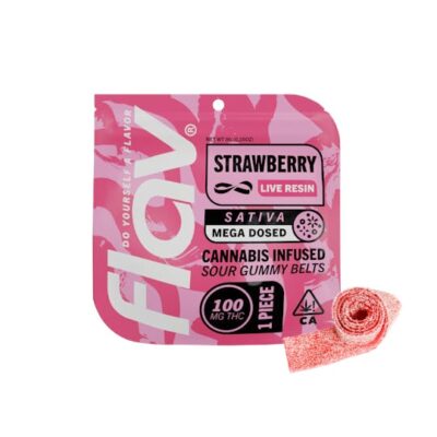 Candy - Macro Belt - 100mg - Live Resin - Strawberry - Sativa