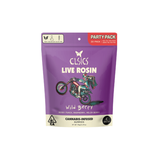 Wild Berry Indica Party Pack Rosin Gummies