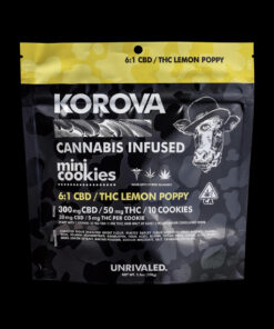 Korova Lemon Poppy Mini Cookies
