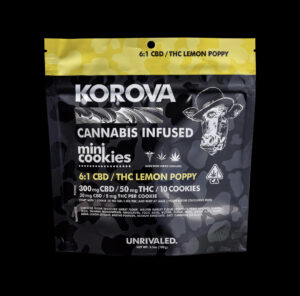 Korova Lemon Poppy Mini Cookies