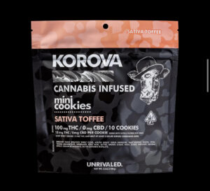 Korova Sativa Toffe Mini Cookies Korova Sativa Toffe Mini Cookies