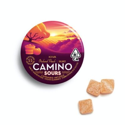 Camino – Sours 5:5 CBD Orchard Peach ‘Balance’ Gummies