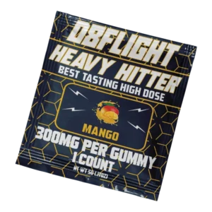 D8Flight Heavy Hitter – D8 300mg Gummy – Single Ct Bag – Mango
