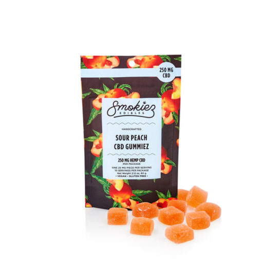 smokiez peach fruit chews