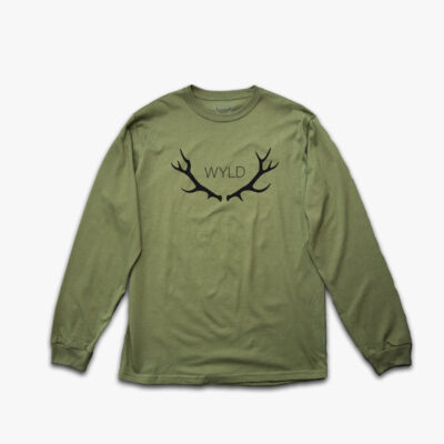 OLIVE GREEN LONG SLEEVE TEE