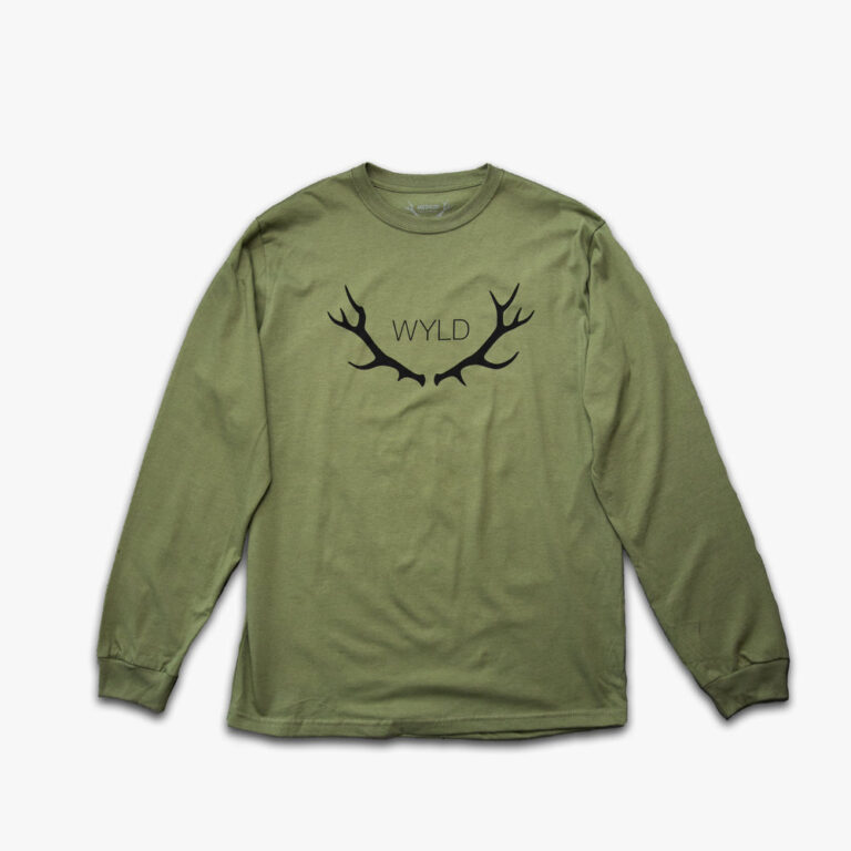 OLIVE GREEN LONG SLEEVE TEE
