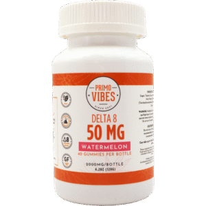 Delta 8 50mg Watermelon Gummies – Primo Vibes