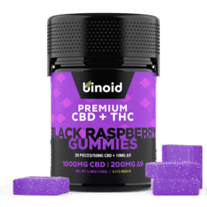 DELTA 9 THC GUMMIES – BLACK RASPBERRY