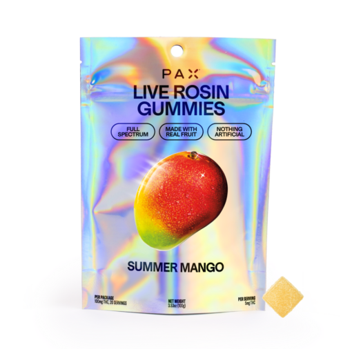 pax live rosin gummies