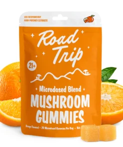 road trip gummies microdosed blend orange