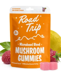 road trip gummies microdosed blend pink lemonade
