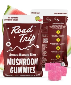 road trip gummies amanita muscaria watermelon